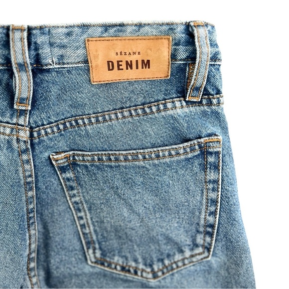 Sezane Denim Women’s Brut Sexy Slightly Tapered Straight Cut Jeans In Size 23 - Picture 10 of 13